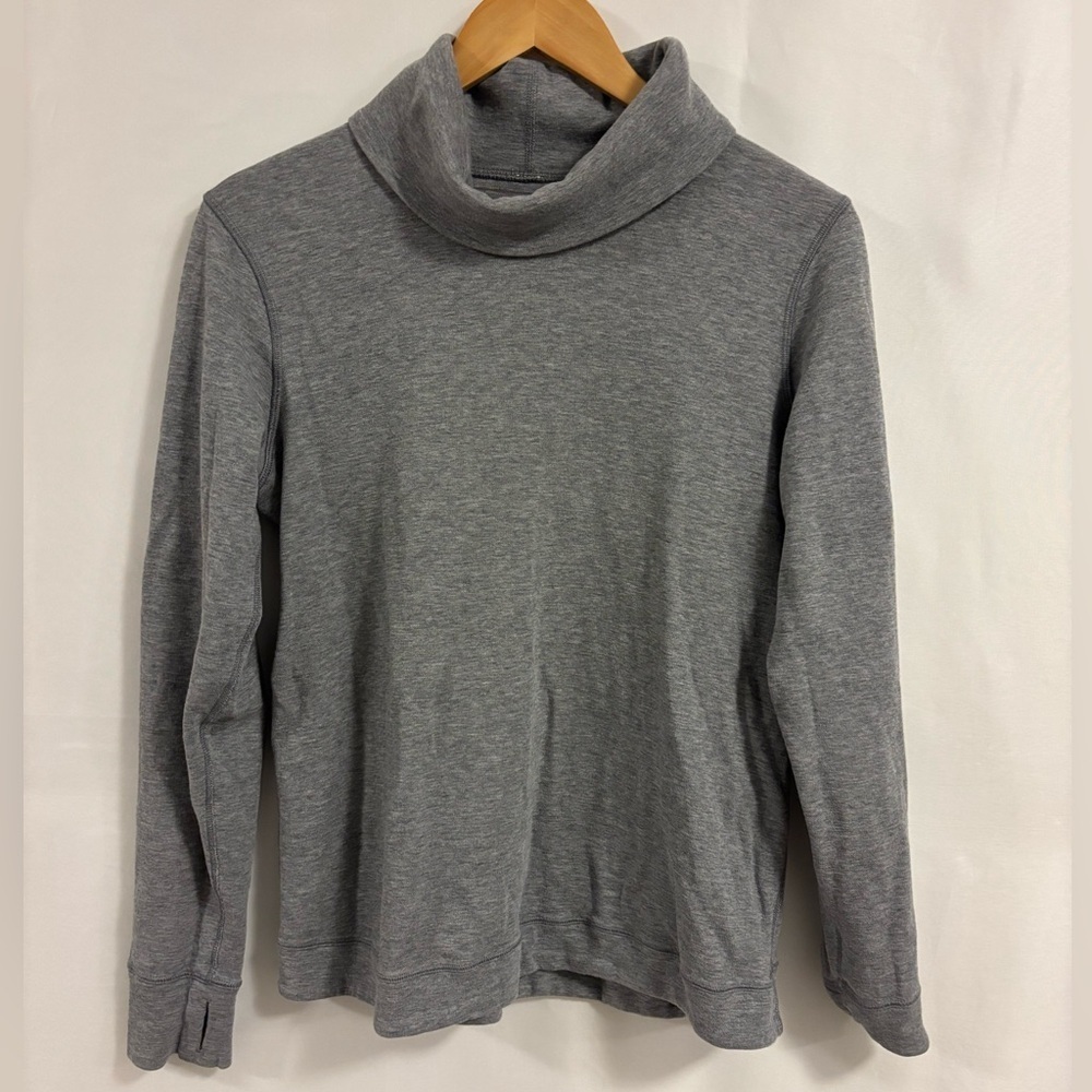Lululemon Double Up Long Sleeve (Reversible) | Gray | Size 6 - Picture 11 of 13